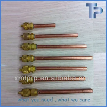 High quality copper refrigerator access valve
