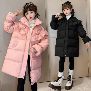 Korean Style Children's Long Down Jacket