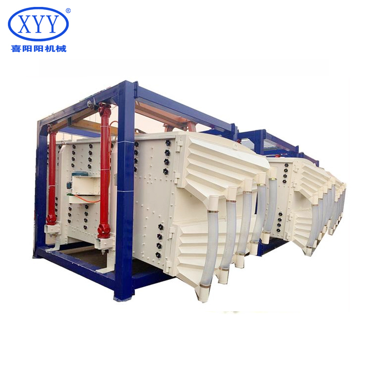 New Square Gyratory Screen Equipment for Separation Fine Screening and Centrifuge with Core Motor Component for Plant Pattern
