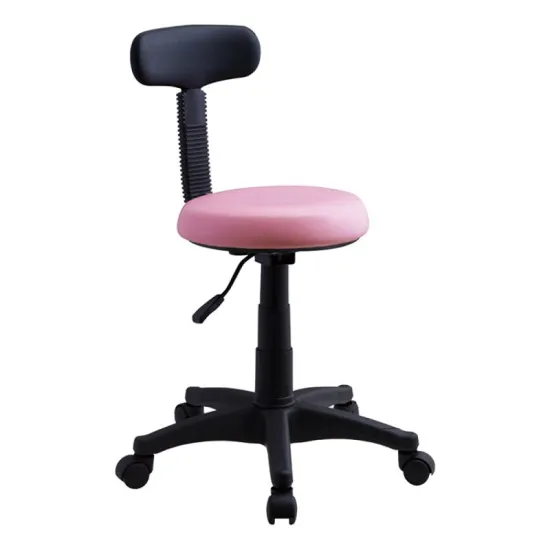 Comfortable Medical Dental Stool with Ergonomic Backrest and Universal Wheels