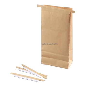 White/Kraft Brown/Black Color Paper Tin Tie for Bread Bag Twist Tie Clipband