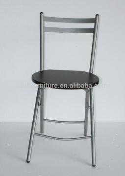 metal folding chair with MDF seating