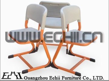 Durable child plastic school chair with popular style