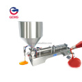 Mayonnaise Filling Packing Pneumatic Jar Filler Machine