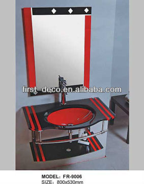 Glass bathroom wash basin FR-9006