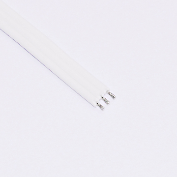 Niestandardowy 3-pinowy kabel wstążkowy z drutem 26AWG, silikonową powłoką gumową i elastycznym przekroju 0,12 mm²
