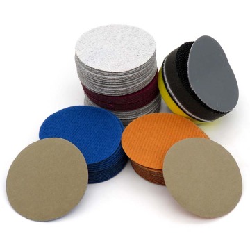 2 Inch Hook and Loop Silicon Carbide Waterproof Wet & Dry Sanding Disc Paper 60-10000 Grits
