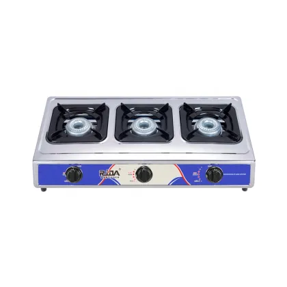 3-Burner Gas Cook-Top Stove with Auto Ignition