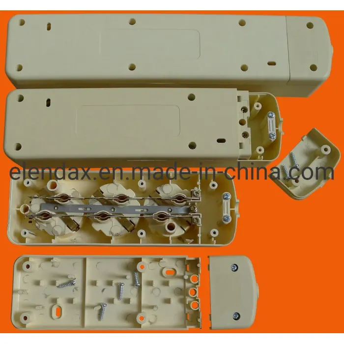 Strip Daya Ekstensi Gaya Jerman 16A 5-Gang E9005E