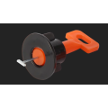 T shaped rotary tile leveler