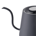 Giet over koffie Gooseneck Kettle roestvrij staal zwart