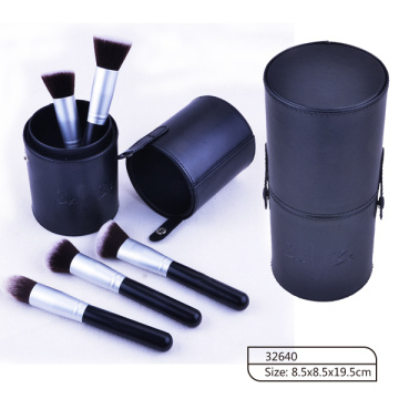 5pieces Best Professional Cosmetic Makeup Brushes Tool Kits Set In Cup Holder