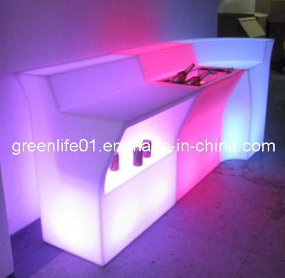 Outdoor Bar Counter, Lighting, RGB and with Battery