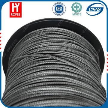 HYropes 50'x1/4"" winch rope, logging fast winch rope, black 1/4'' x 50' winch rope