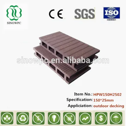 Durable Anti-uv outdoor WPC flooring board