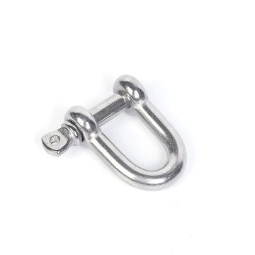 Stainless Steel Shackle Stainless steel D-type shackle Manufactory