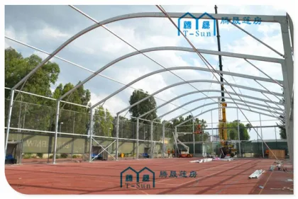Aluminum structure hangar for sport,basketball sport hangar tent