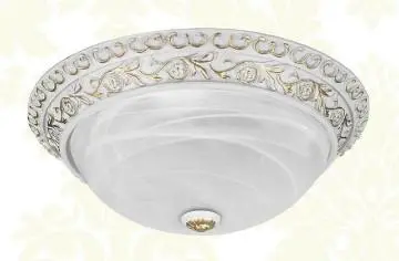 Decorative indoor resin ceiling lighting fixture