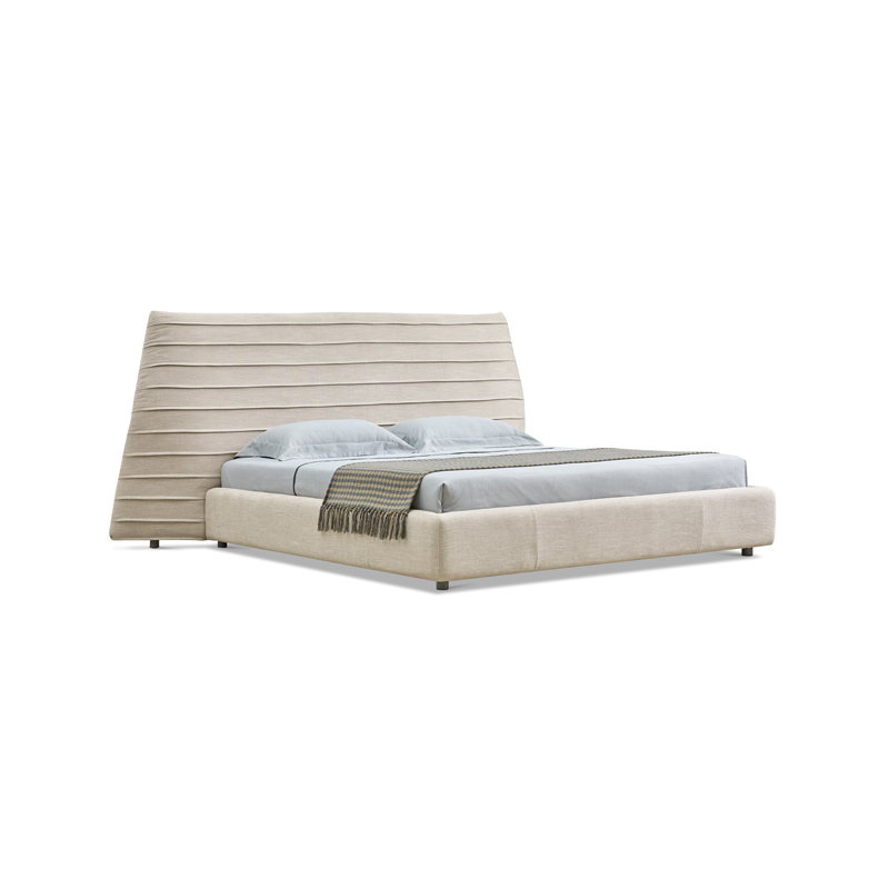 新しいスタイルモダンユニークな柔らかい居心地の良いベッド