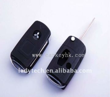 Mitsubishi key blank,flip modified remote key shell& key cover& key casing, car key