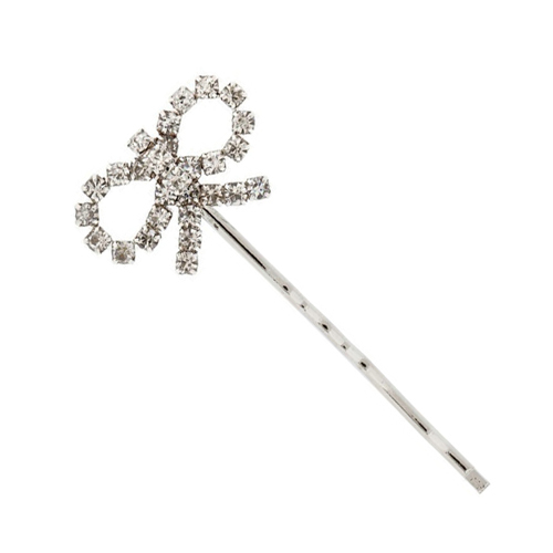 Fashion silver CZ diamond hairgrips for girls