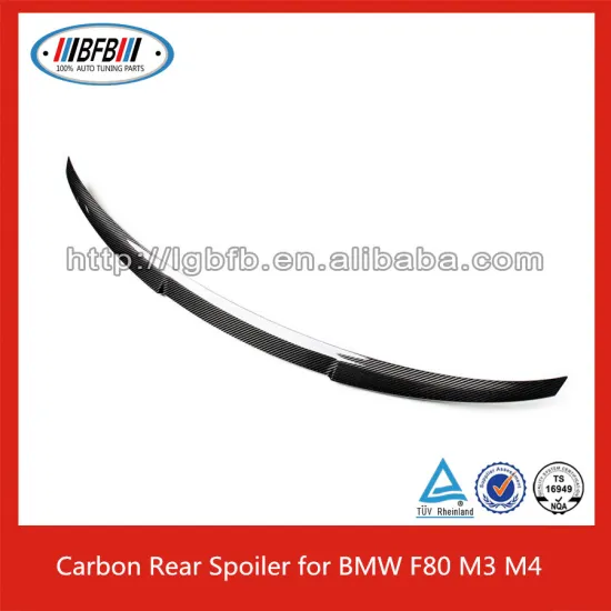 Carbon 3-Series V Style Rear Trunk Spoiler for BMW F80 M3 328i 335i 320i