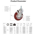 Good Quality 4inch Stem Caster for Industrial Use