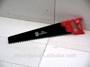 tungsten teeth hand saw with plastic handle
