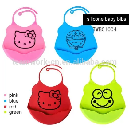 Cute pattern carton design cheap babybjorn soft bib
