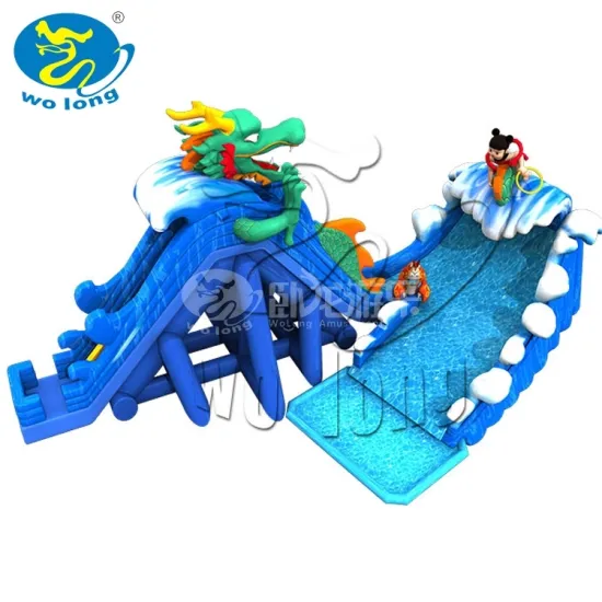 New design bounce house inflatable water slide