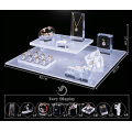 Luxury acrylic jewelry store counter display showcase