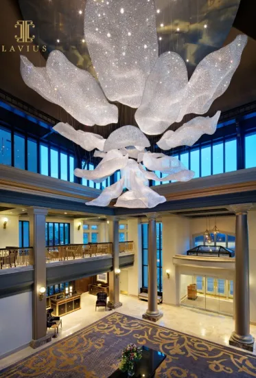 Luxury flower designer crystal chandelier