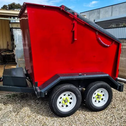 Mobile Skip Bin on Trailer: Great Prices and Service