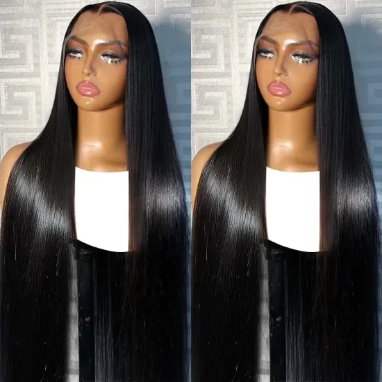 Glueless Full HD Lace Wigs: Brazilian & Indian Virgin Hair Straight Lace Front Wigs