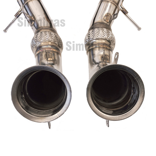 200 komórek HFC Down Rure pasuje do McLaren 570S 570GT 600LT 16-21 Wysokie przepływ rur w dół