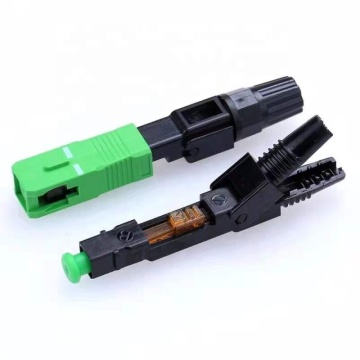 Fast Installable Pre-Polished SC/UPC/APC Fiber Optic Connectors for Field Installation