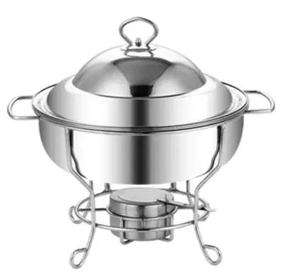 Cookware 3.5L Chafing Dish Thickened Stainless Steel Buffet Stove Hot Pot