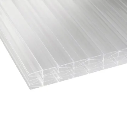 Light-Transmitting White Multi-Layer Polycarbonate Hollow Board Building Material