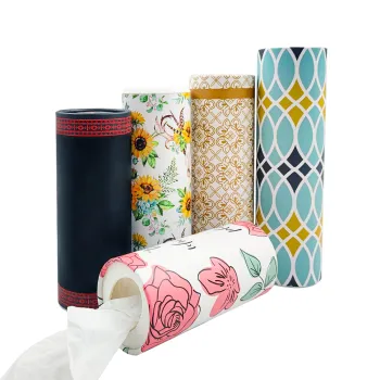 2025 Hot Selling Virgin Wood Pulp Car Tissues - Easy Carry Cylinder Tissue Box for Cars