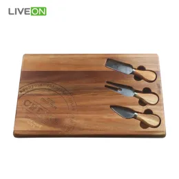 Cheese Cutting Cheese Board Set with Cutlery Set
