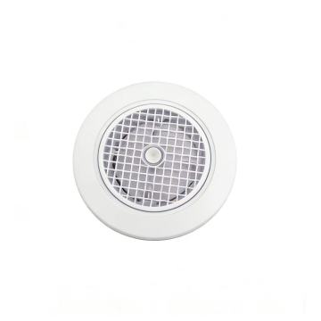 Diffuseur d'air rond en plastique avec grille Eggcrate