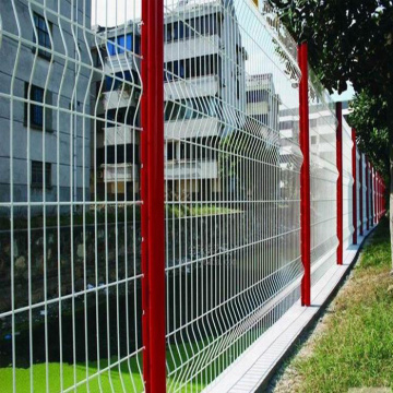 3D Curved boundary wall wire fence