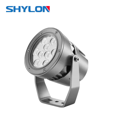 DC12V IP66 RGB Aluminum Multicolor LED Spotlights for Outdoor Lighting