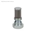 Microporous titanium rod filter element