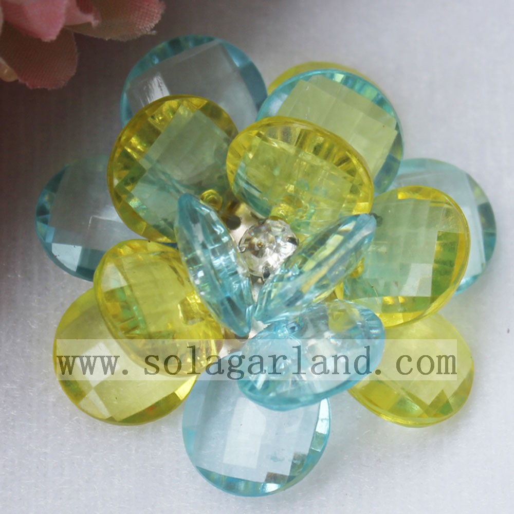 Two Tone Artificial Beading Flowers