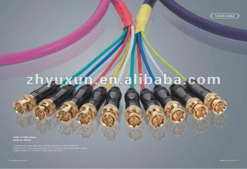 AV Cable 5BNC-5BNC male to male with low price