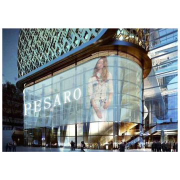 Transparent Adhesive Film for Indoor/Outdoor LED Video Wall - 10.42mm Full Color LED Screen