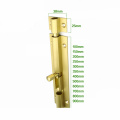 Solid Brass Heavy Duty Security Door Barrel Bolt Locks Door Window Bolts Lengthening Thickening