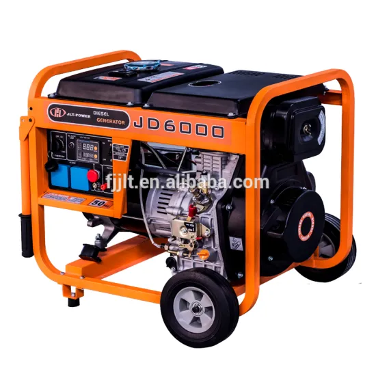 Small portable diesel generator 5kw single phase with electric start