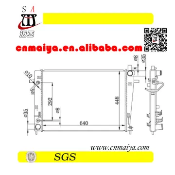 25310-2E950 autoparts for radiator